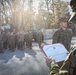 Gunnery Sgt. Martinez Award Ceremony