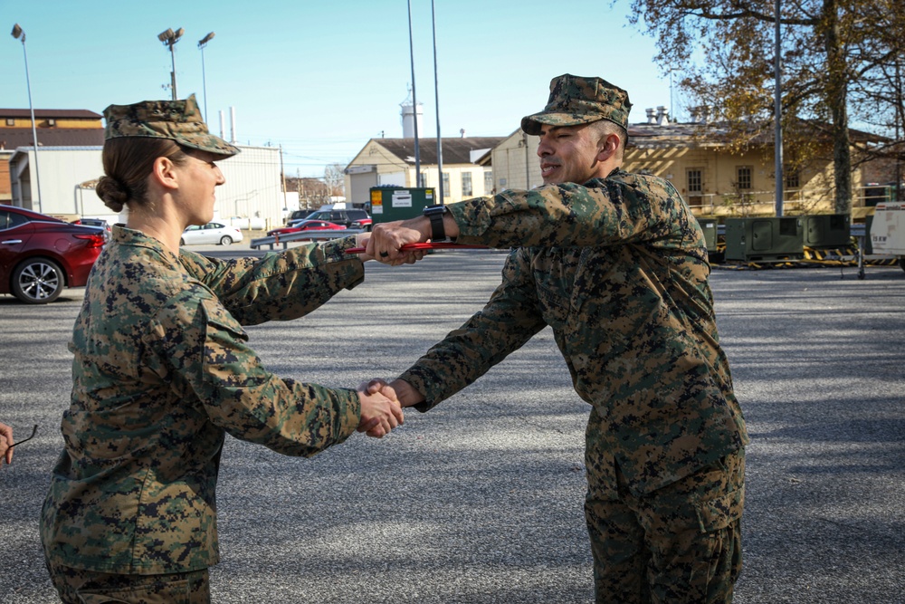 Gunnery Sgt. Martinez Award Ceremony