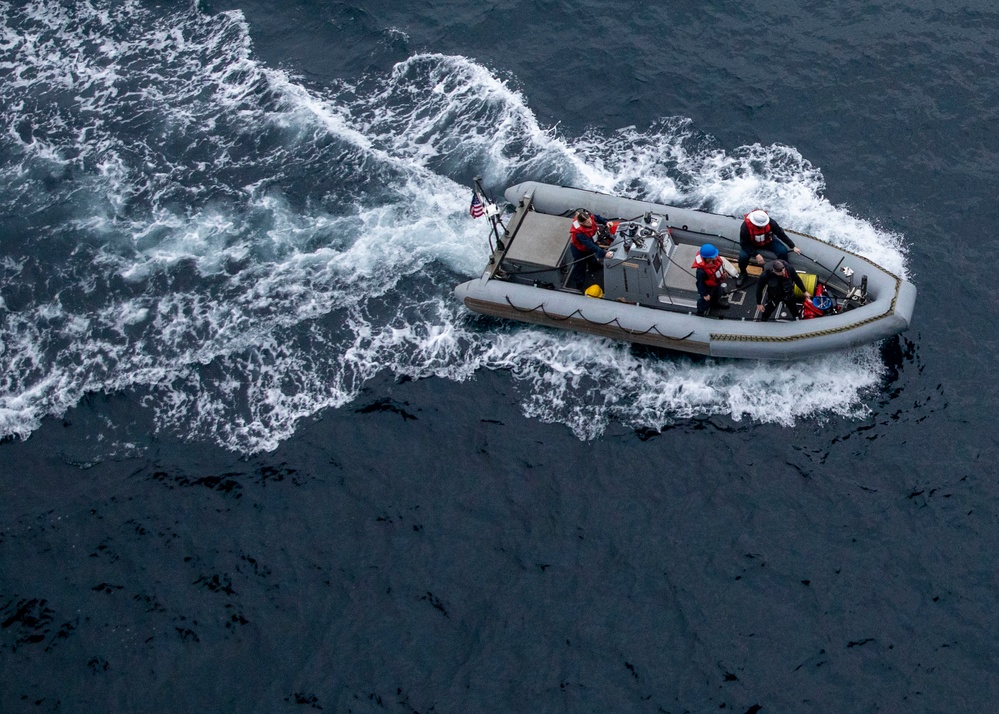 USS Makin Island Small Boat Operations