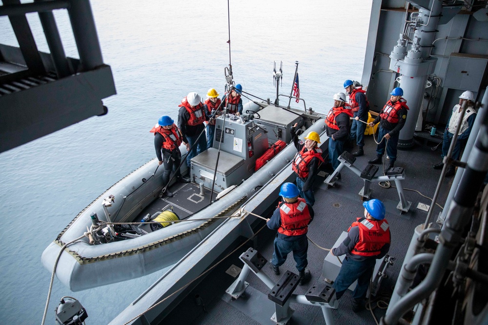 USS Makin Island Small Boat Operations