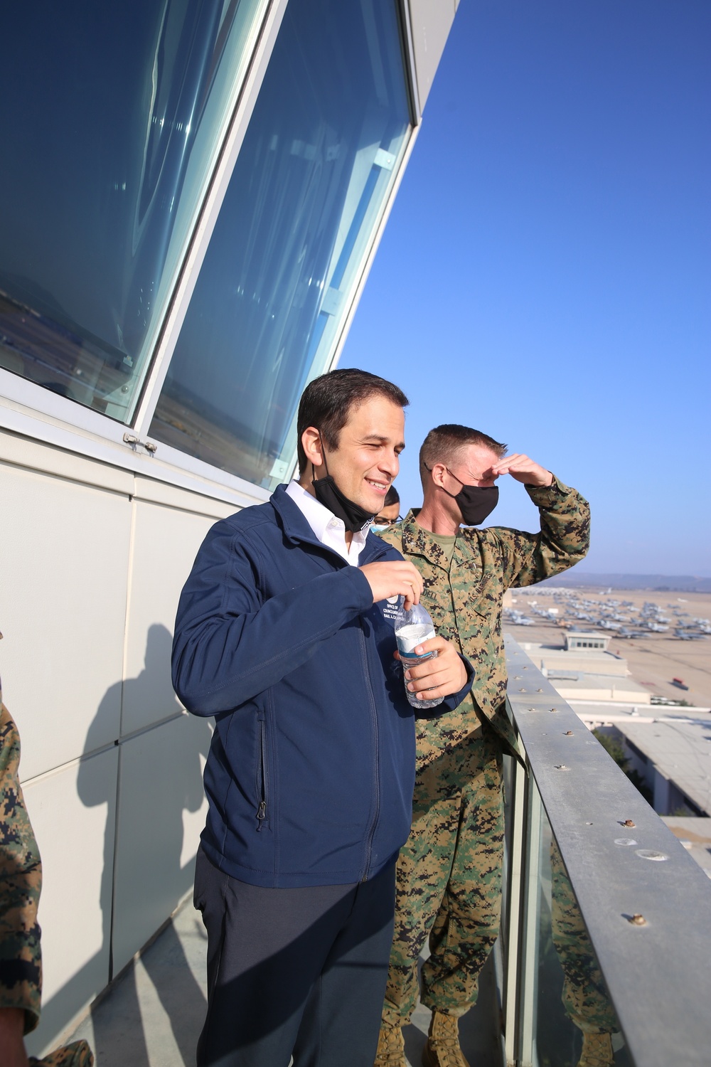 Councilman Raul Campillo tours MCAS Miramar