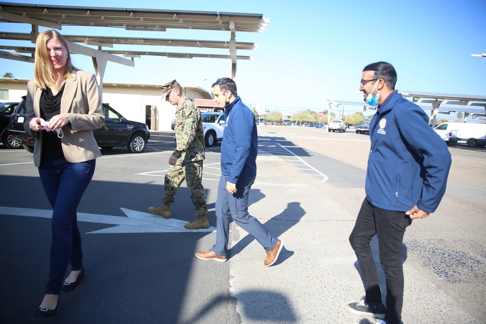 Councilman Raul Campillo tours MCAS Miramar