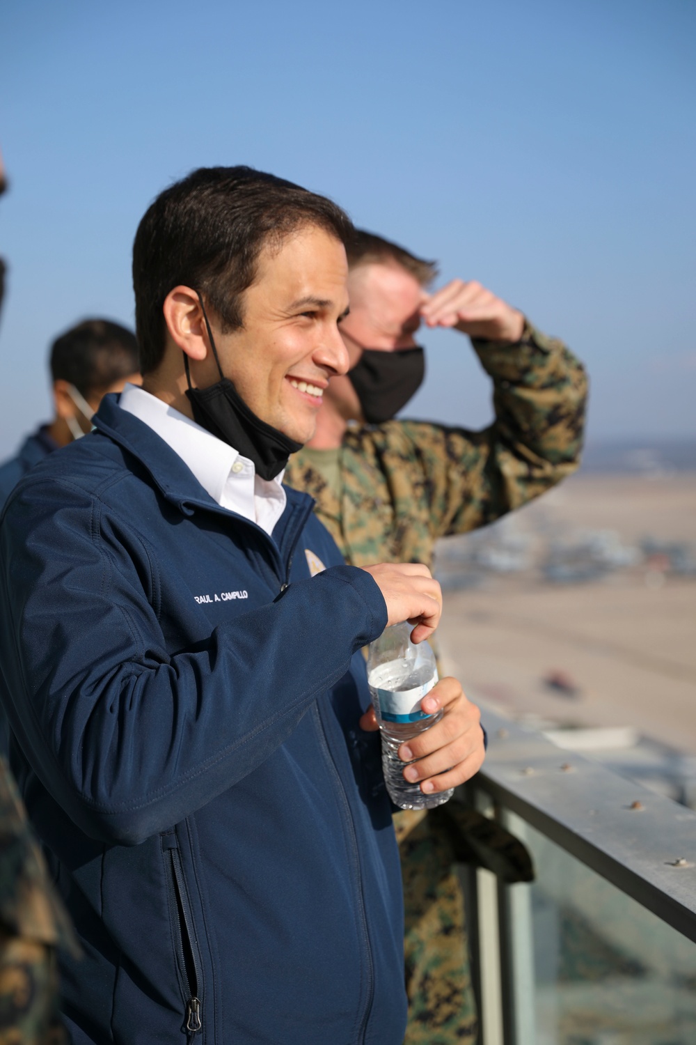 Councilman Raul Campillo tours MCAS Miramar