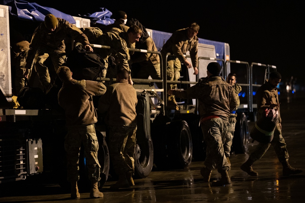 Eielson Airmen arrive at Iwakuni in support of Operation IRON DAGGER