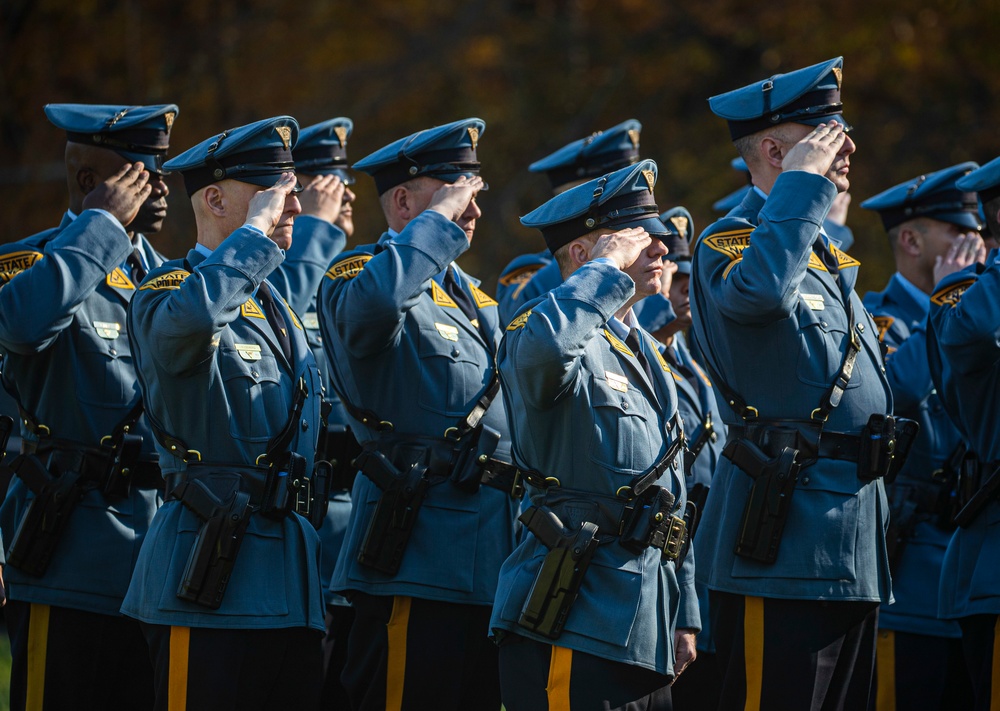 Honors rendered to 1st Lt. Juan Fajardo