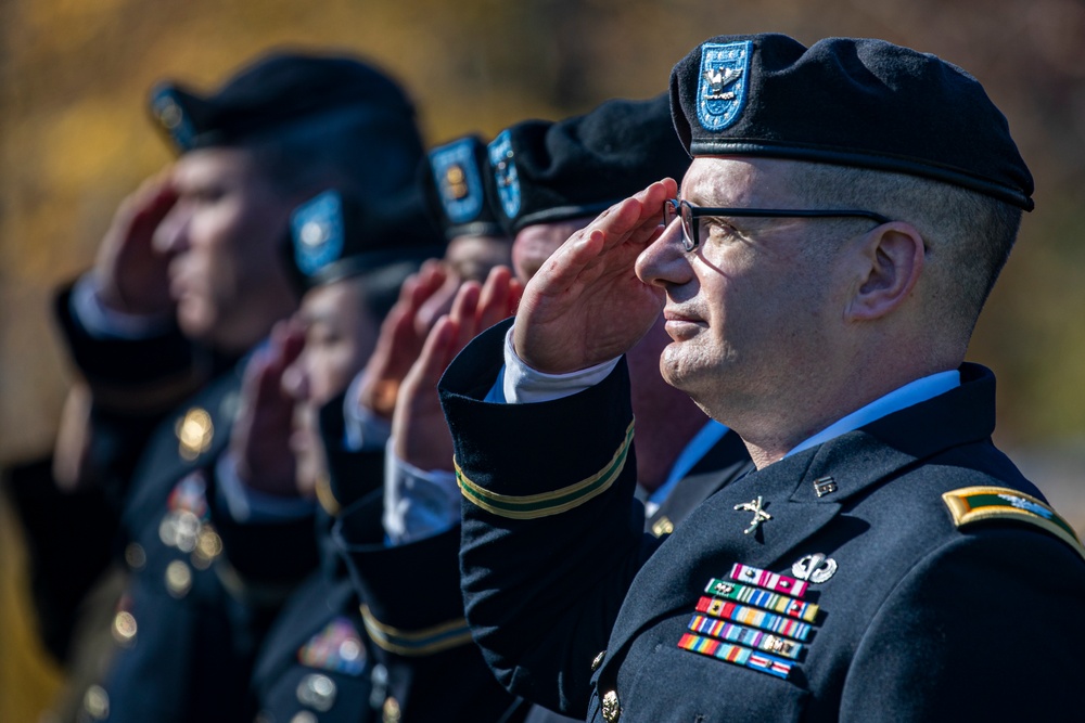 Honors rendered to 1st Lt. Juan Fajardo