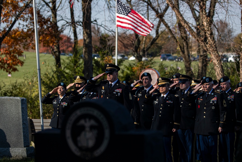 Honors rendered to 1st Lt. Juan Fajardo