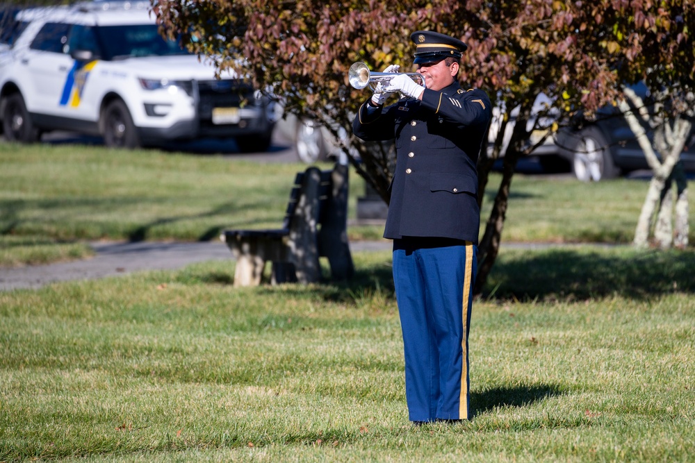 Honors rendered to 1st Lt. Juan Fajardo