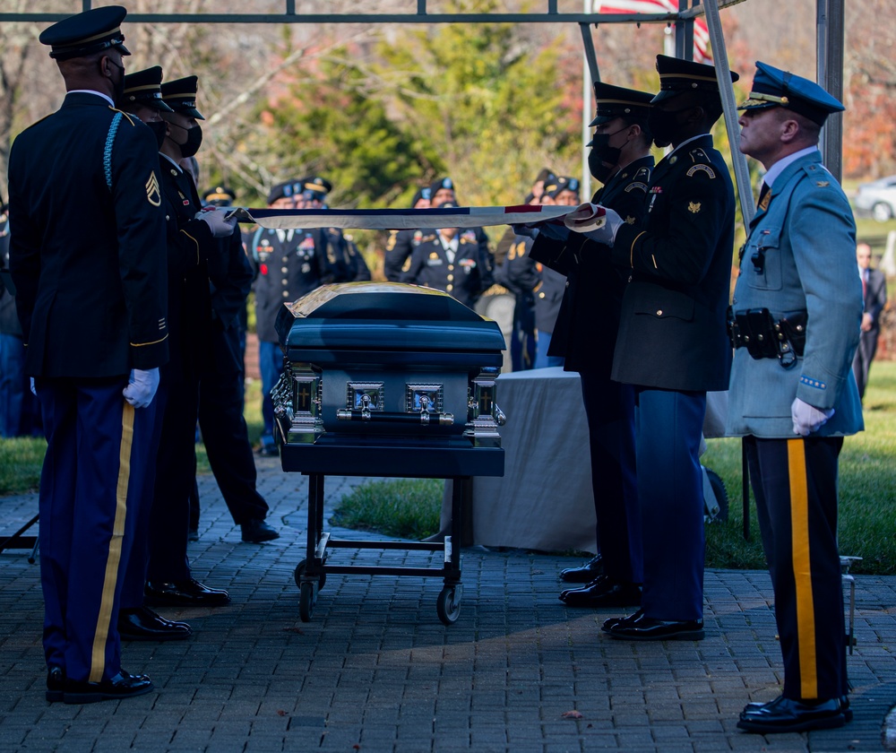 Honors rendered to 1st Lt. Juan Fajardo