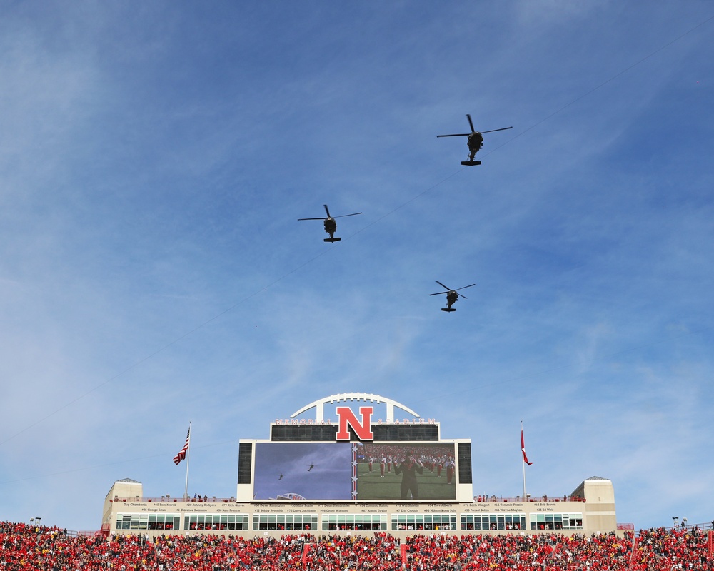 Blackhawk Friday Flyover