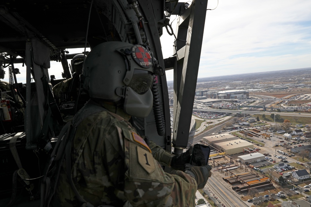 Blackhawk Friday Flyover