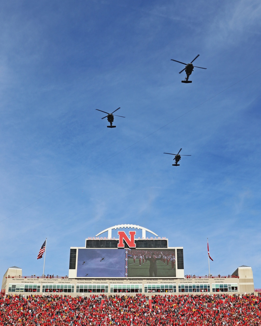 Blackhawk Friday Flyover