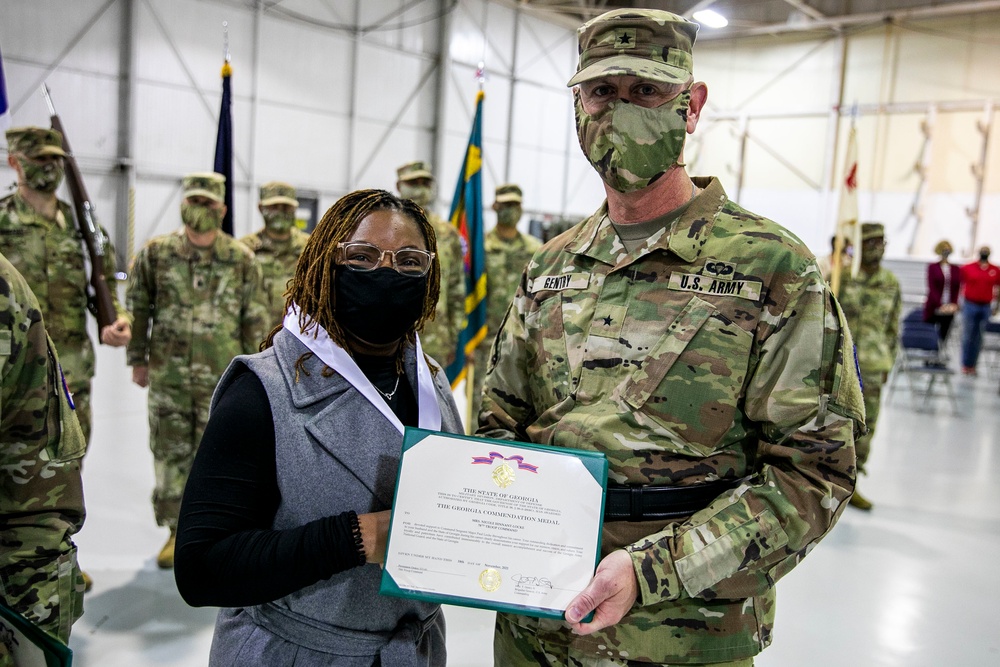 Georgia Commendation Medal Presentation