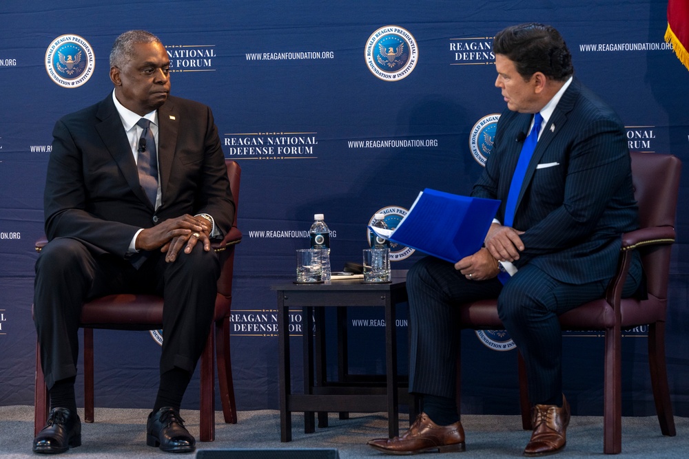 Secretary Austin Delivers Keynote Address at Reagan Defense Forum