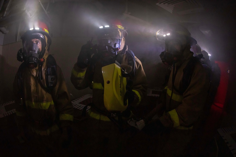 Makin Island Fire Fighting Training