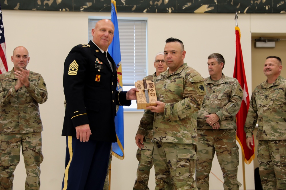 Command Sgt. Maj. Dennis Moody Retires from the Oklahoma National Guard