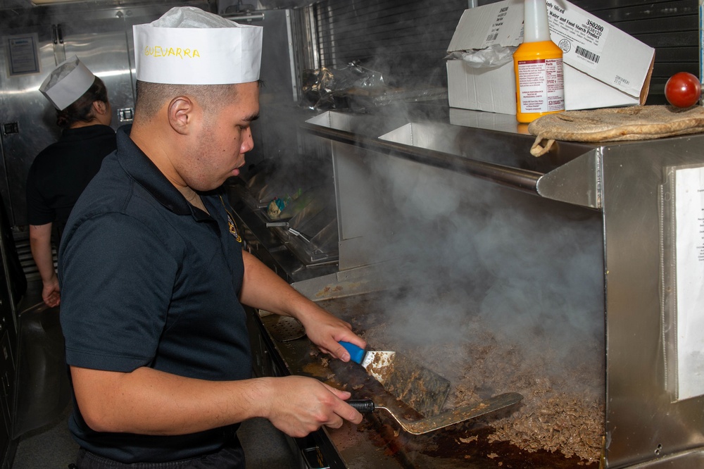 Culinary Team Prepares Dinner