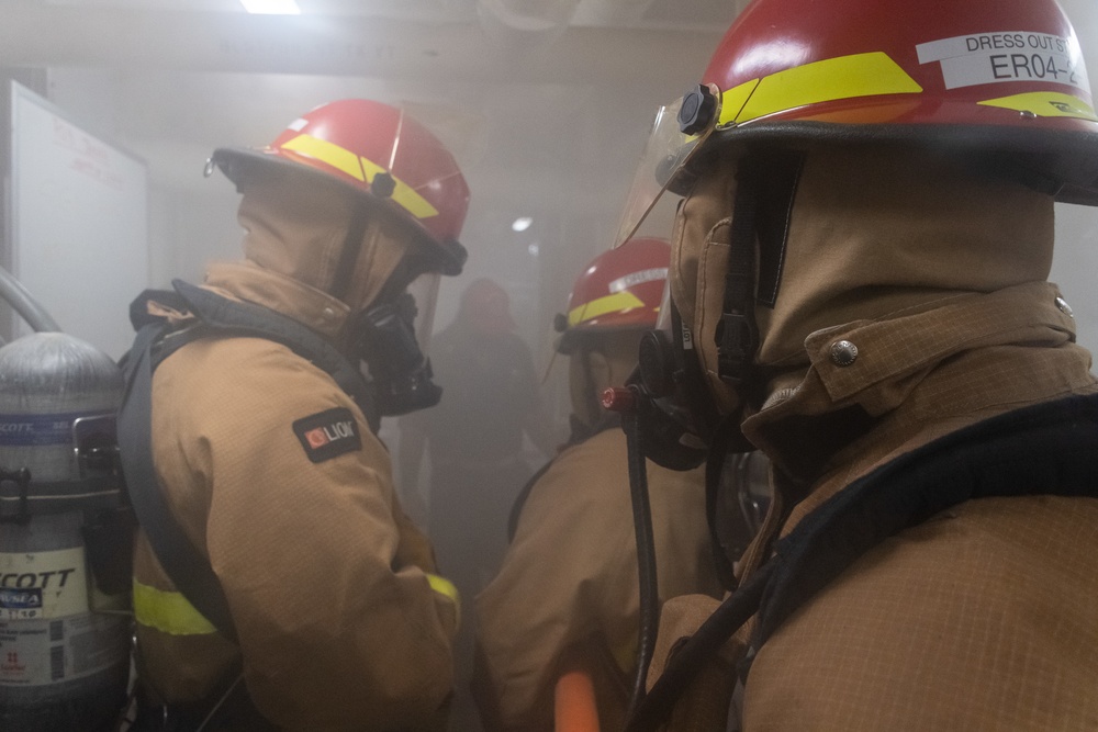 USS Portland (LPD 27) General Quarters Drill