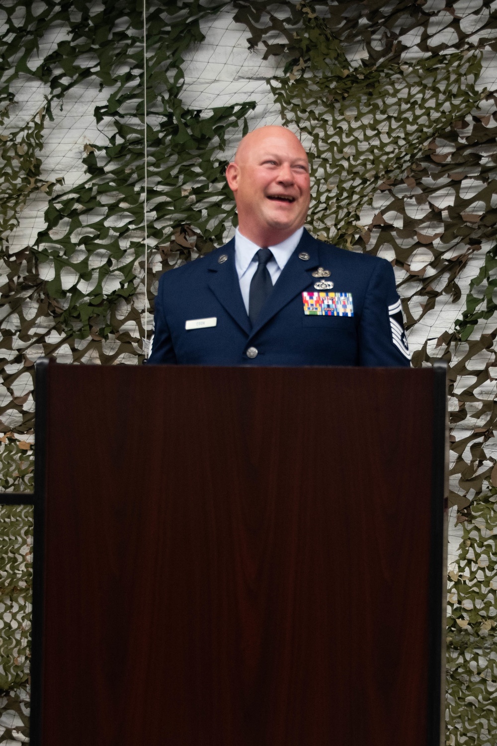 Senior Master Sgt. Michael G. Cook Retirement