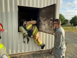 445th firefighters complete DOD rescue, survival course