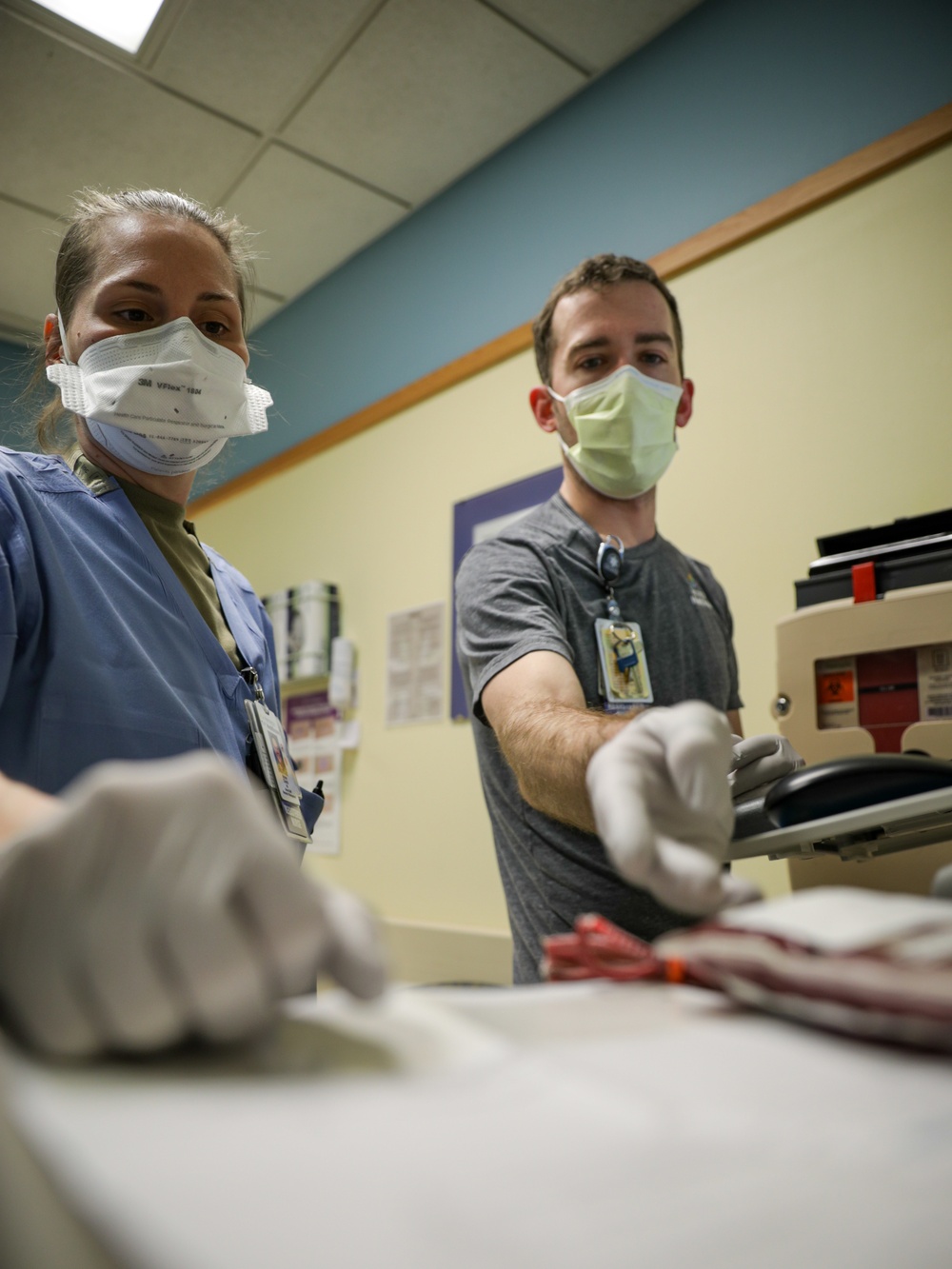 U.S. Air Force Medical Response Team Decompresses Minneapolis Hospital Emergency Room