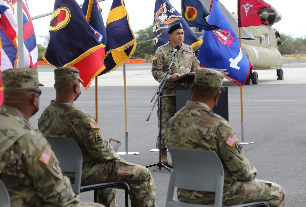HIARNG Change of Command ceremony