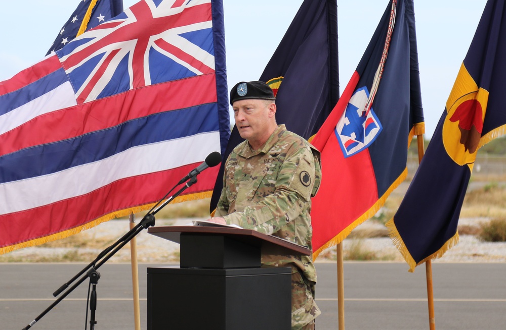 HIARNG Change of Command ceremony