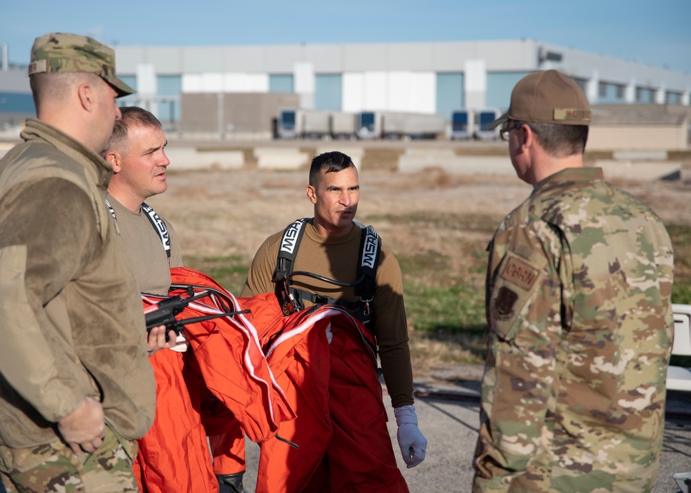 151st EOD trains with UTANG Emergency Management and Fire Department