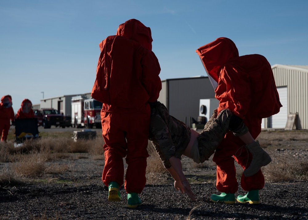 151st EOD trains with UTANG Emergency Management and Fire Department