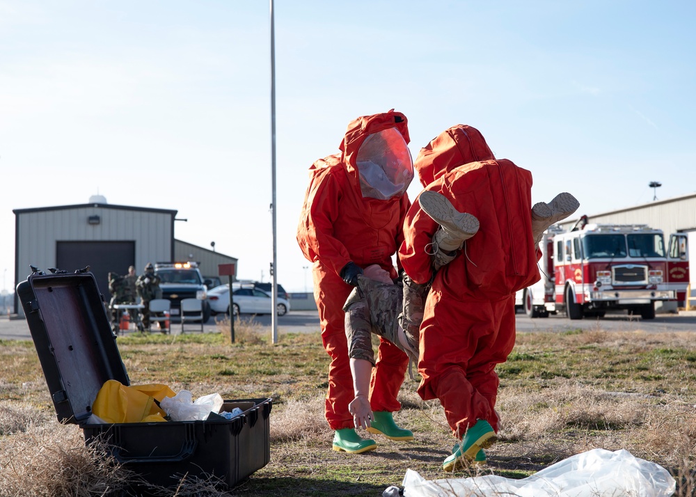 151st EOD trains with UTANG Emergency Management and Fire Department