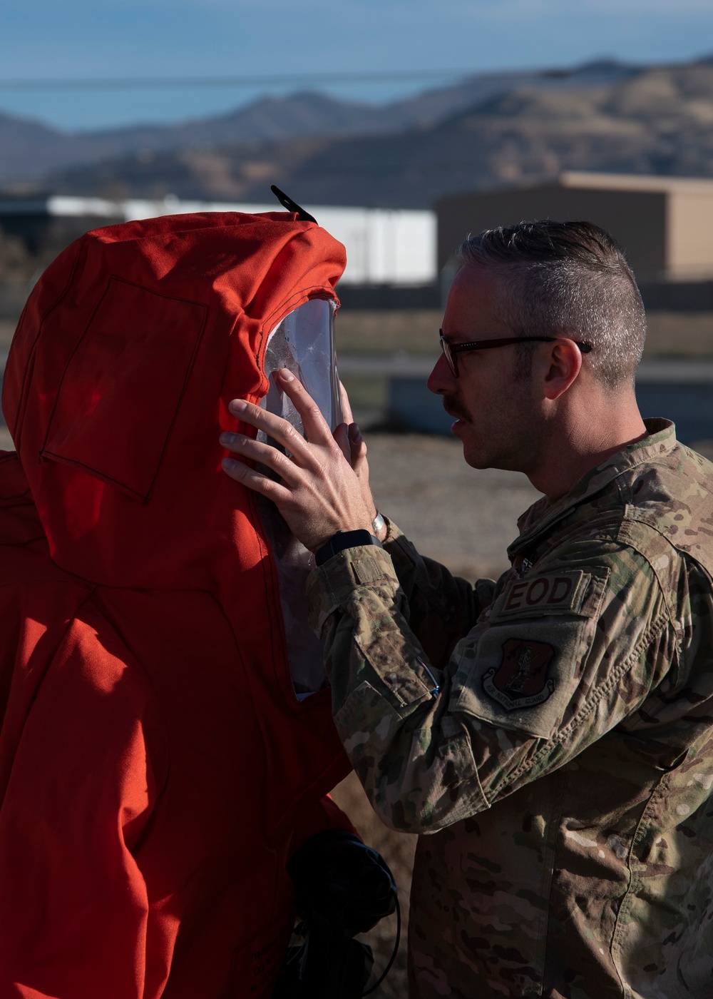 151st EOD trains with UTANG Emergency Management and Fire Department