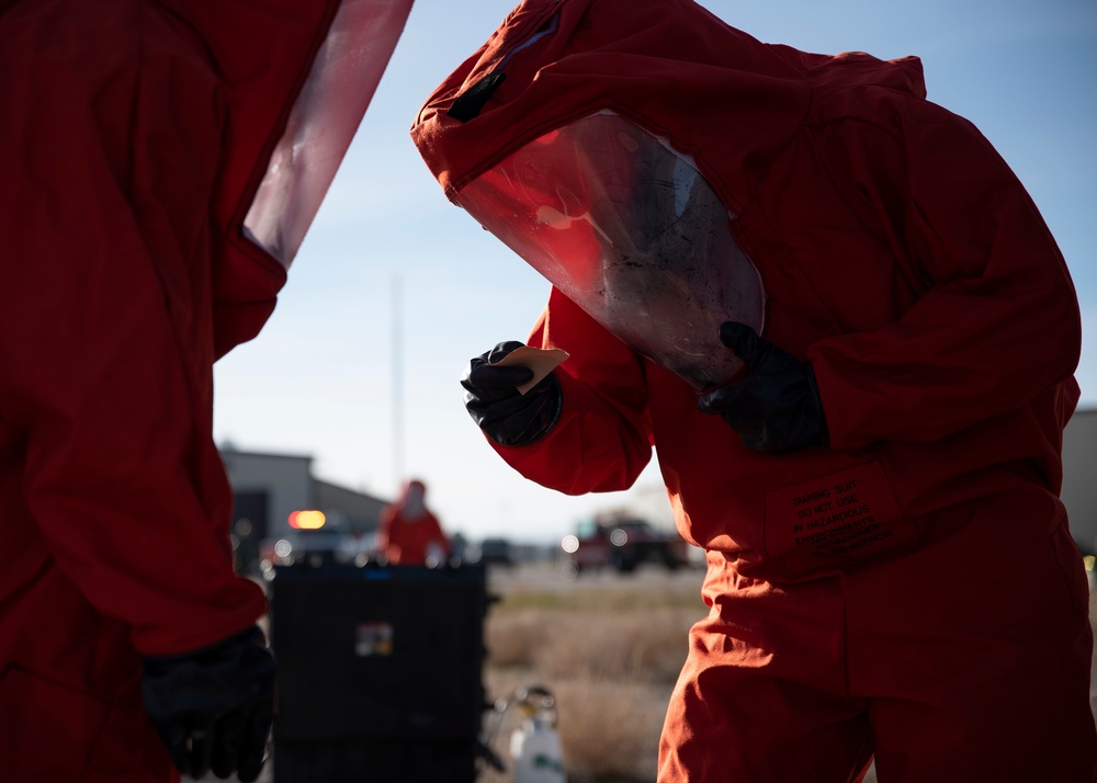 151st EOD trains with UTANG Emergency Management and Fire Department