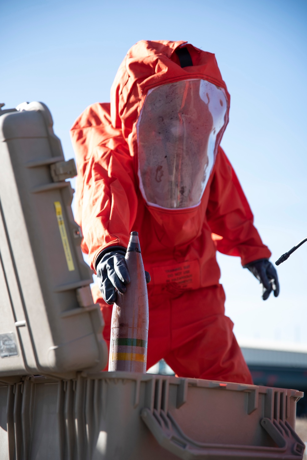 151st EOD trains with UTANG Emergency Management and Fire Department