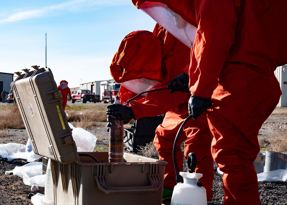 151st EOD trains with UTANG Emergency Management and Fire Department