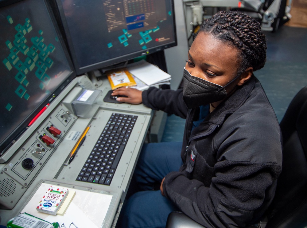 Truman is conducting readiness training in the Atlantic Ocean in preparation for future operations.