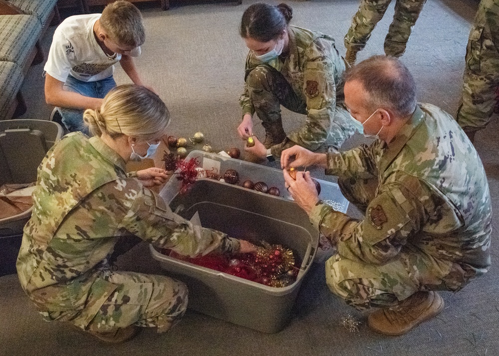 114th Fighter Wing Comptroller Flight Volunteers at McCrossan Boys Ranch