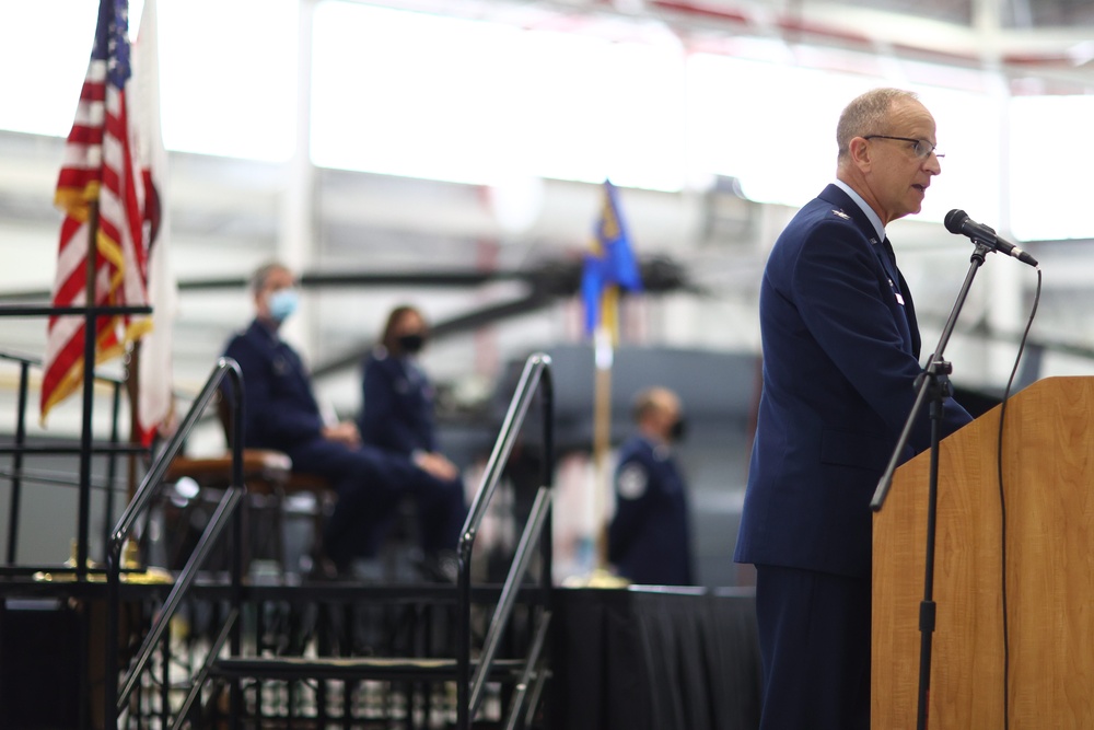 129th Medical Group holds change of command ceremony