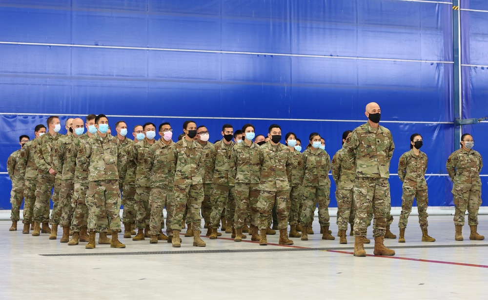 129th Medical Group holds change of command ceremony