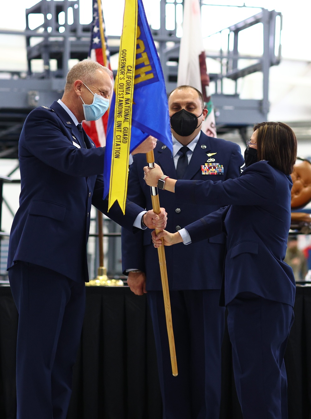 129th Medical Group holds change of command ceremony