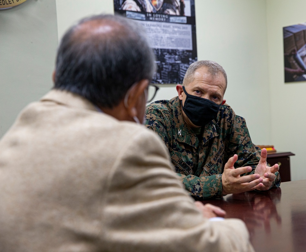 DVIDS - Images - Retiring Chatan mayor bids farewell to Headquarters ...