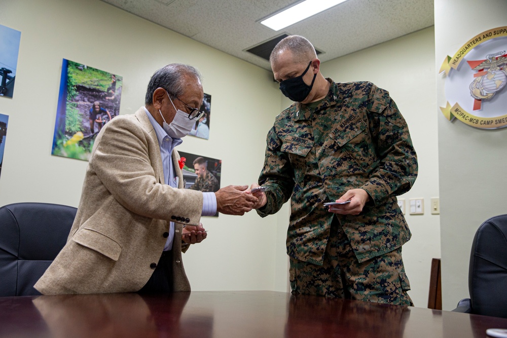 DVIDS - Images - Retiring Chatan mayor bids farewell to Headquarters ...