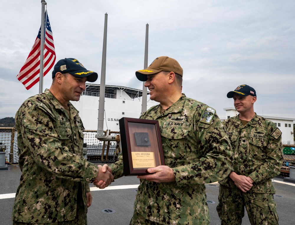 USS Arizona Relics Presentations