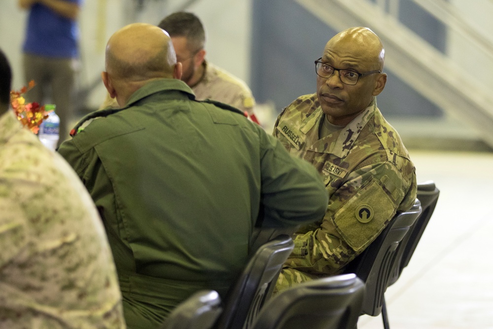 1st TSC CG gives keynote address at International Logistics Group Coalition Partner Dinner