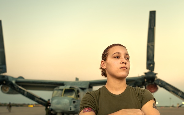 U.S. Marine Ospreys deployed to Djibouti, Africa