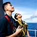 Sailors Perform Radar Maintenance Aloft Aboard USS Carl Vinson (CVN 70)
