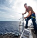 Sailors Perform Radar Maintenance Aloft Aboard USS Carl Vinson (CVN 70)