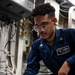 Sailors Perform Radar Maintenance Aloft Aboard USS Carl Vinson (CVN 70)