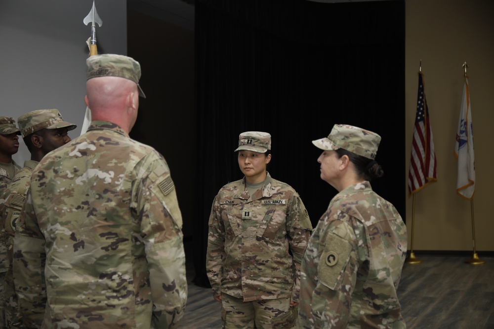 A Company, Special Troops Battalion, 1TSC Change of Command