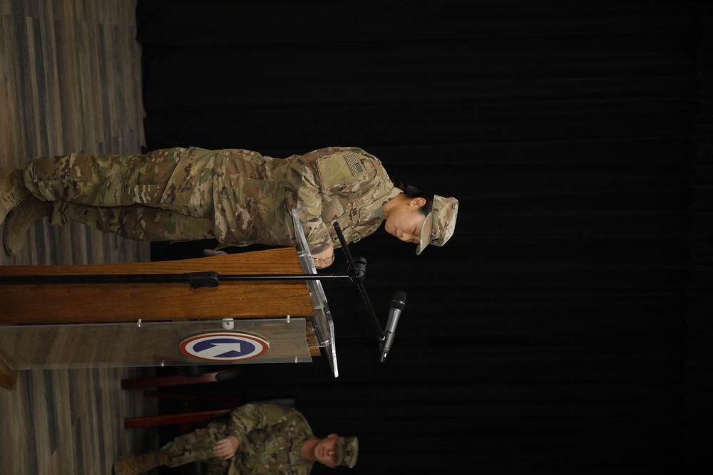 A Company, Special Troops Battalion, 1TSC Change of Command