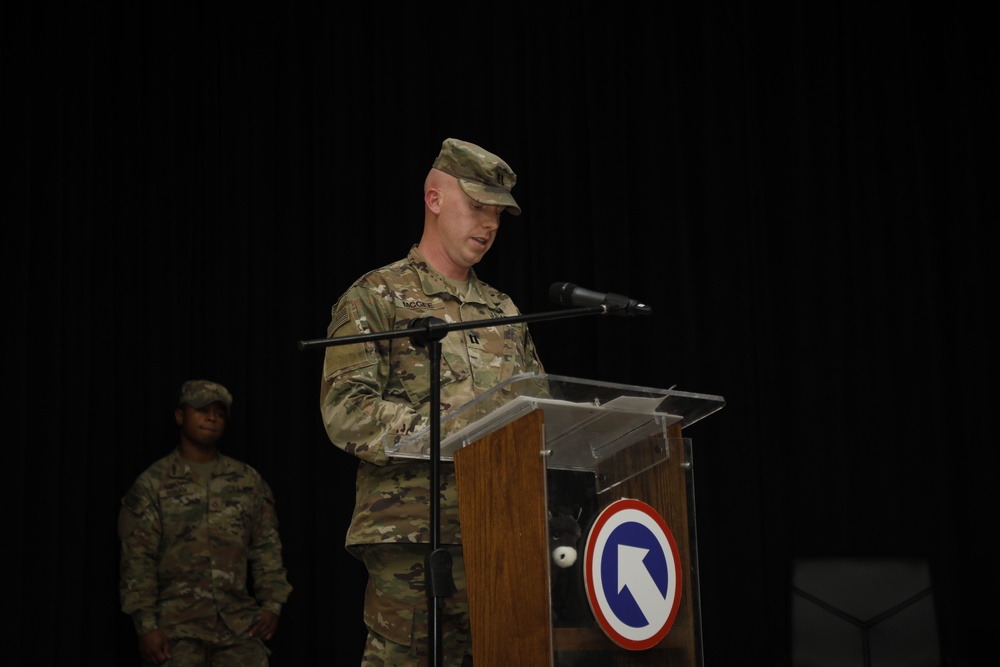 A Company, Special Troops Battalion, 1TSC Change of Command